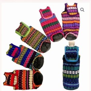 Colorful Knit Bottle Holders